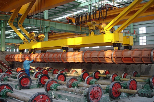 國(guó)內(nèi)自動(dòng)化管樁生產(chǎn)的配置情況與說(shuō)明